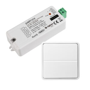 Forprogrammeret Zigbee pakkeløsning til DALI styring med PS50mA og batteriløst tryk