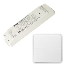 Forprogrammeret pakkeløsning med 75W/24V LED-driver og batteriløst tryk