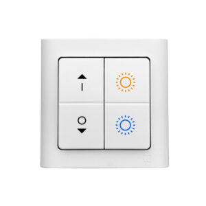 Tråd-og batteriløst tryk 4-taster EnoCean m/TW ikoner